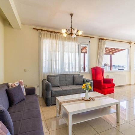 Finas Penthouse,Private Terrace,Great View,Mins From Sea Apartment Kavála ภายนอก รูปภาพ