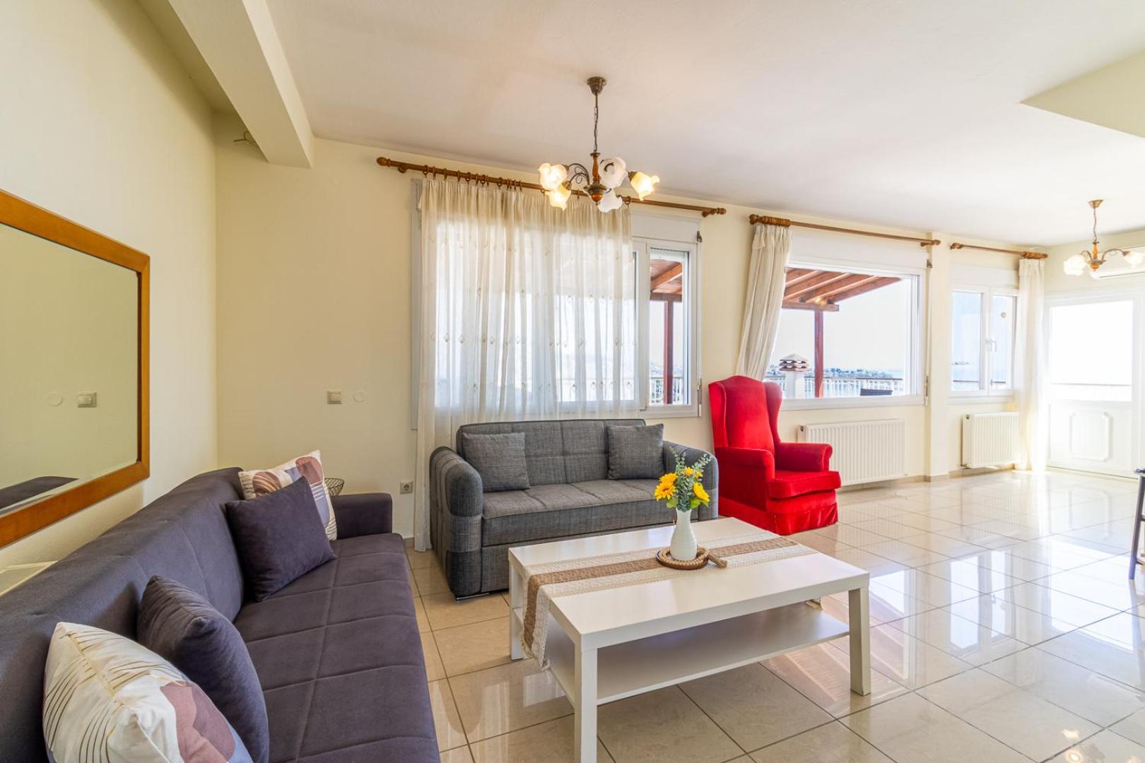 Finas Penthouse,Private Terrace,Great View,Mins From Sea Apartment Kavála ภายนอก รูปภาพ
