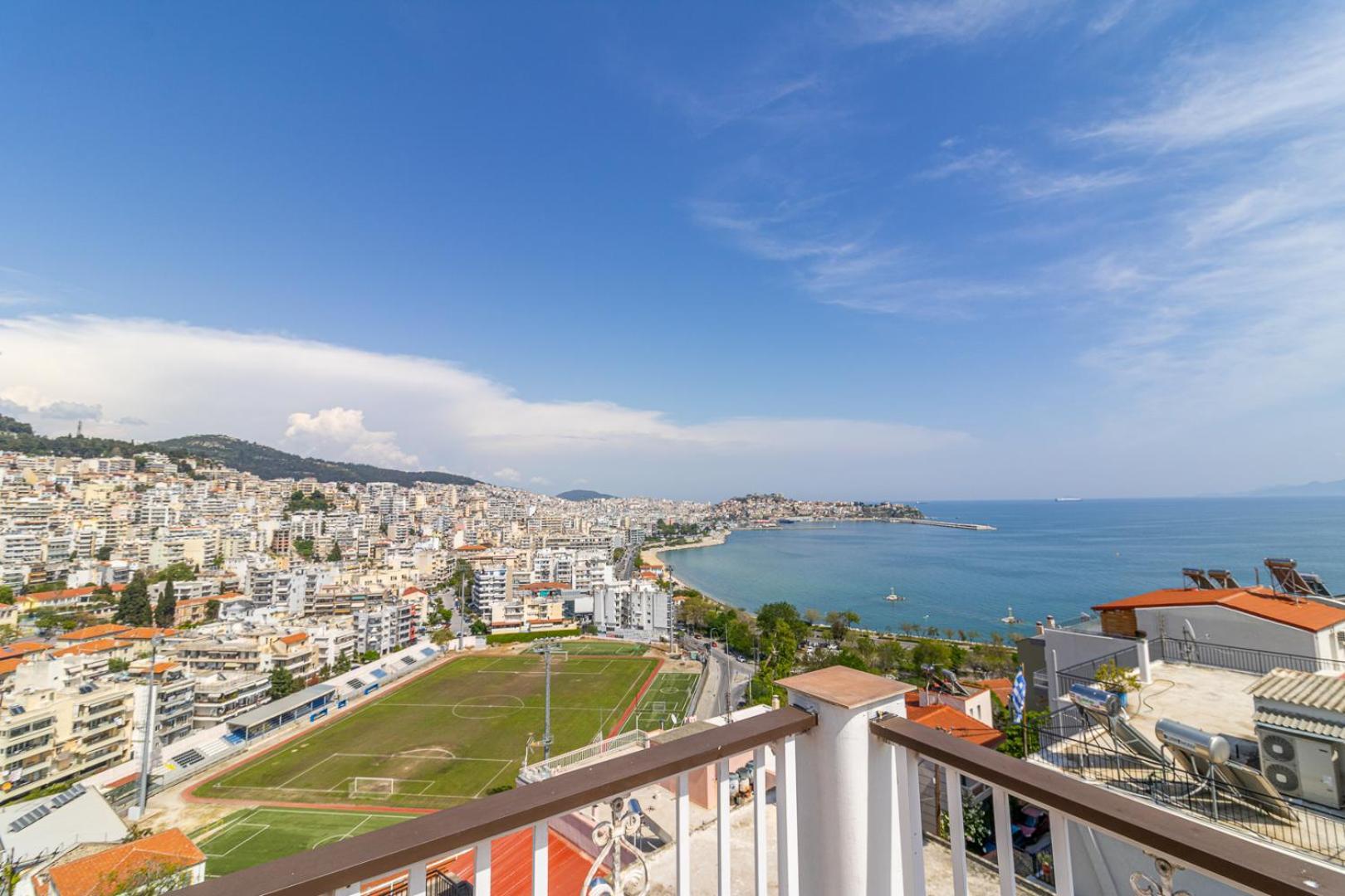 Finas Penthouse,Private Terrace,Great View,Mins From Sea Apartment Kavála ภายนอก รูปภาพ